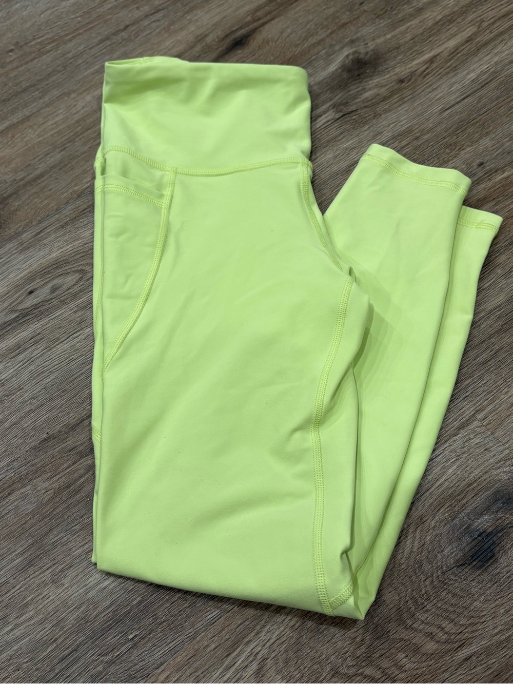 Old Navy Neon Lime High-Waist Performance Leggings